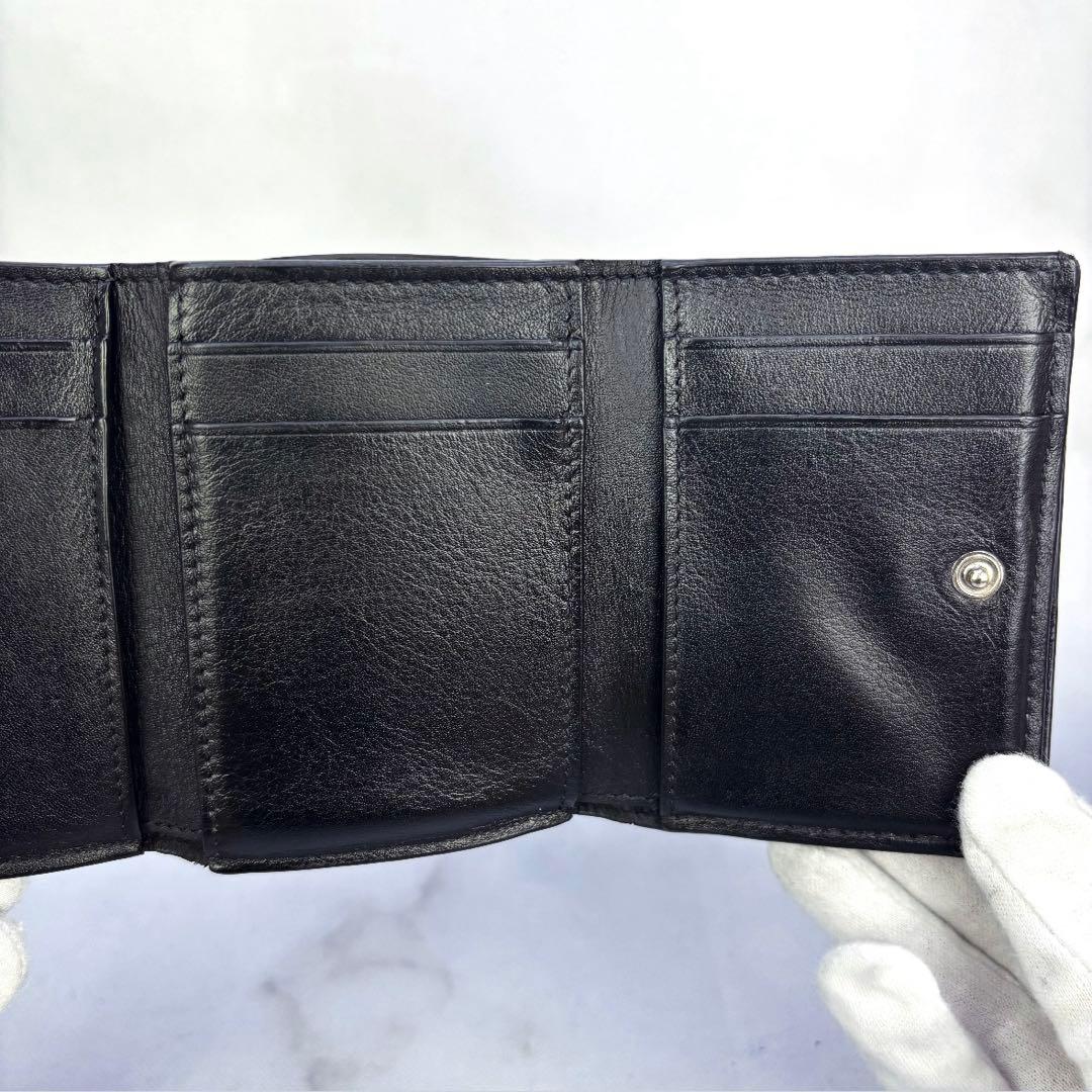 ⭐️極美品⭐️LOEWE アナグラム トライフォールド ウォレット三つ折り財布