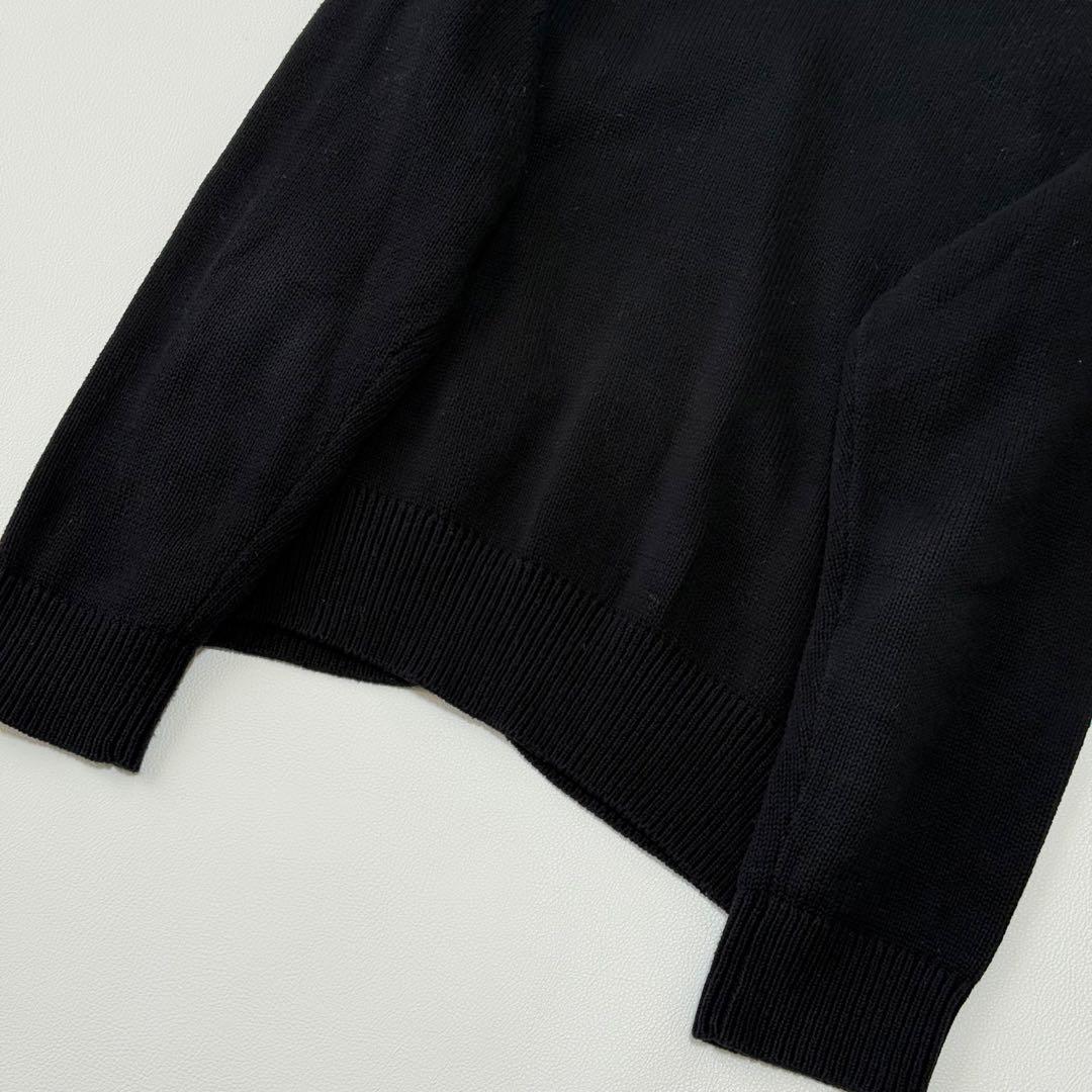 MHL. マーガレットハウエル コットン カーディガン 黒 近年モデル
