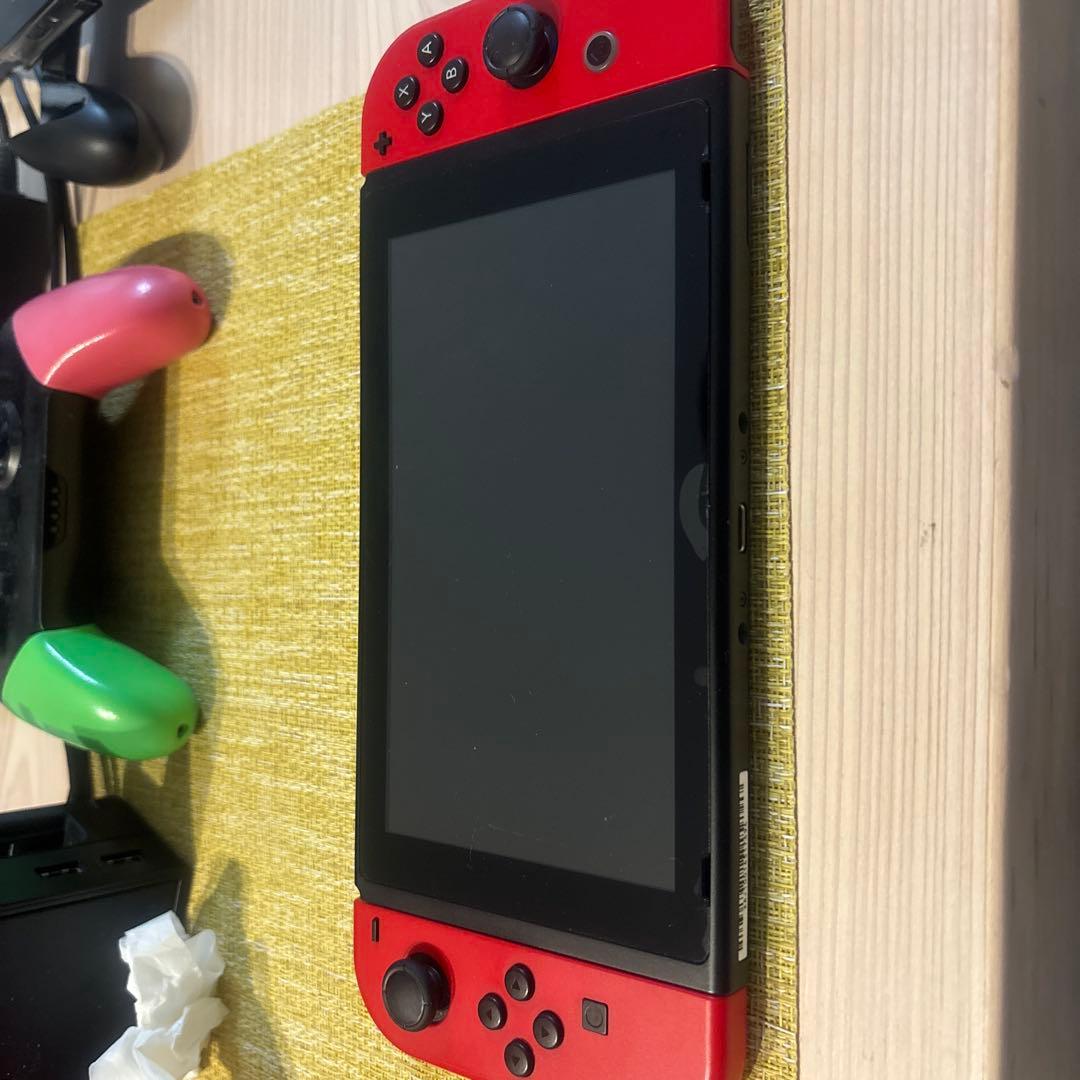 Nintendo Switch 本体 赤/黒 プロコン付　箱無し