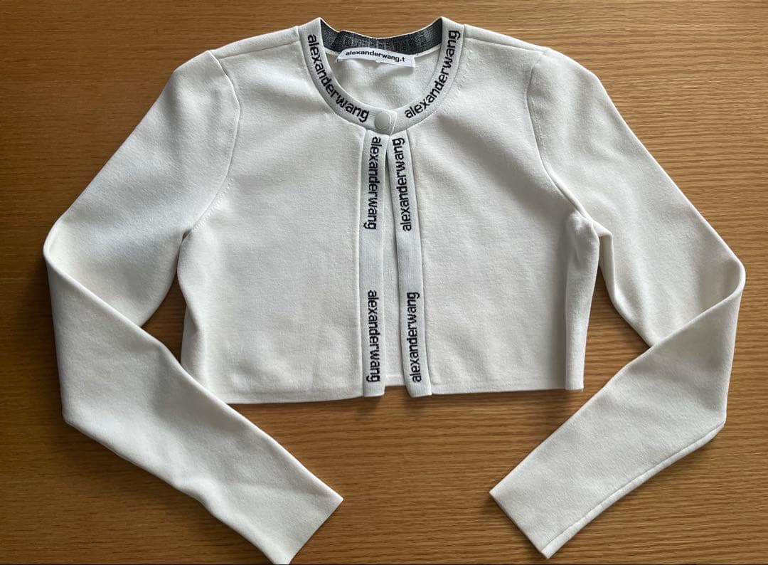 【3/29までお値下げ中】alexanderwang クロップド丈カーディガン