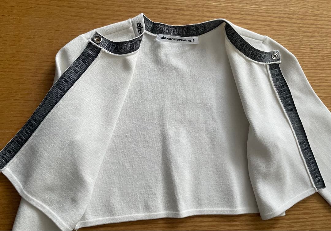 【3/29までお値下げ中】alexanderwang クロップド丈カーディガン