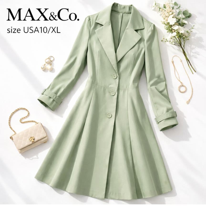 マックスアンドコー MAX&Co. スプリングコート XL相当 42
