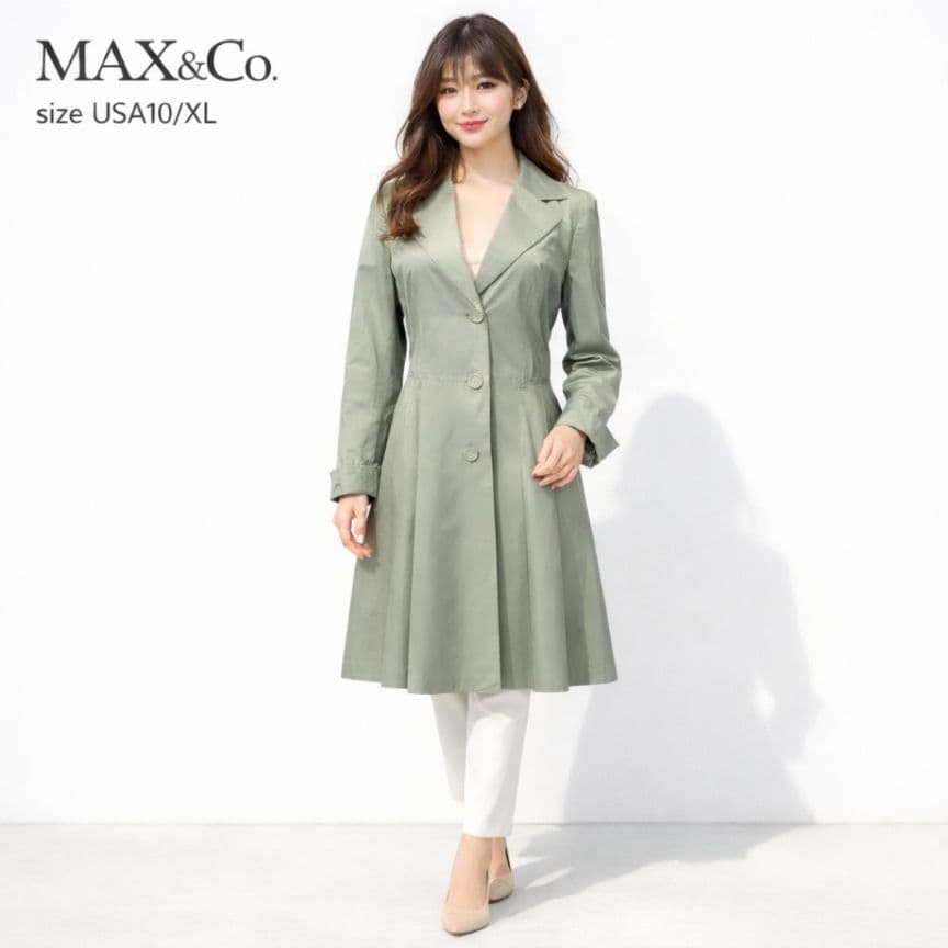 マックスアンドコー MAX&Co. スプリングコート XL相当 42