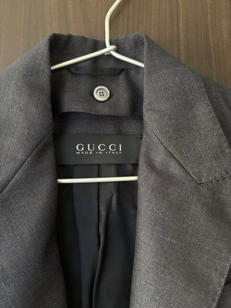 未使用GUCCI グレー テーラードジャケット