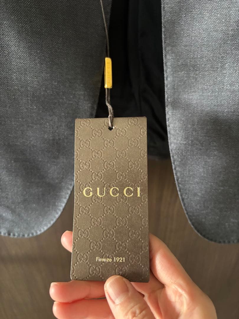 未使用GUCCI グレー テーラードジャケット