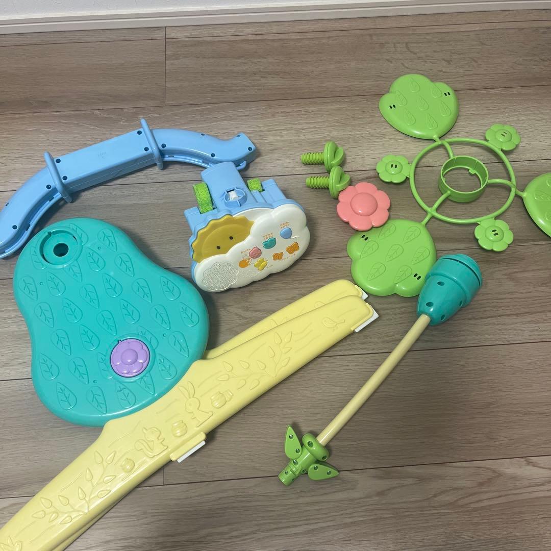 【美品】 欠品なし えらべる回転6WAYジムにへんしんメリー くまのプーさん