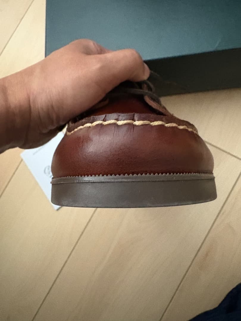 パラブーツ　バース　7.5 26センチ　ブラウン　AMERICA ほぼ新品