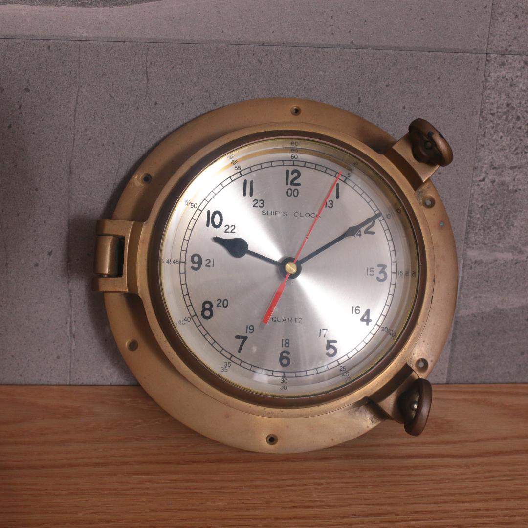 ラッツ&スター様 動作OK 真鍮製 SHIP'S CLOCK シップズクロ
