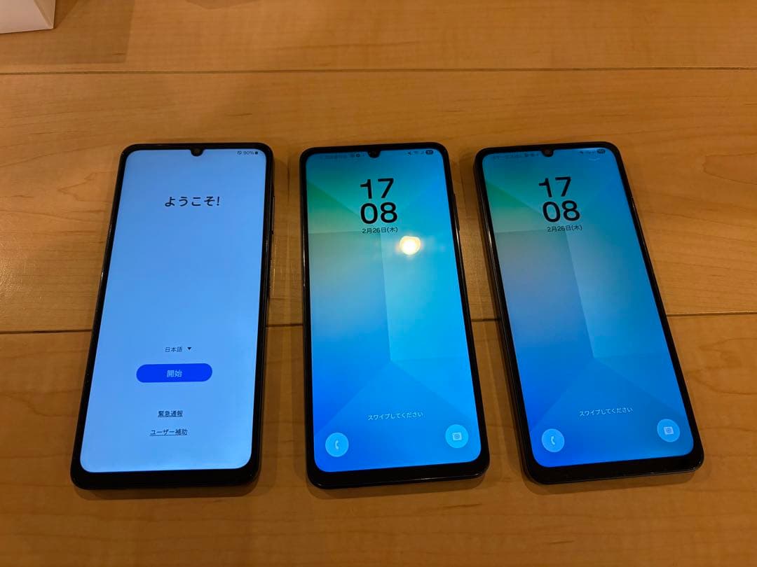 Galaxy A06 黒(A25のグローバル版) 本体3台セット