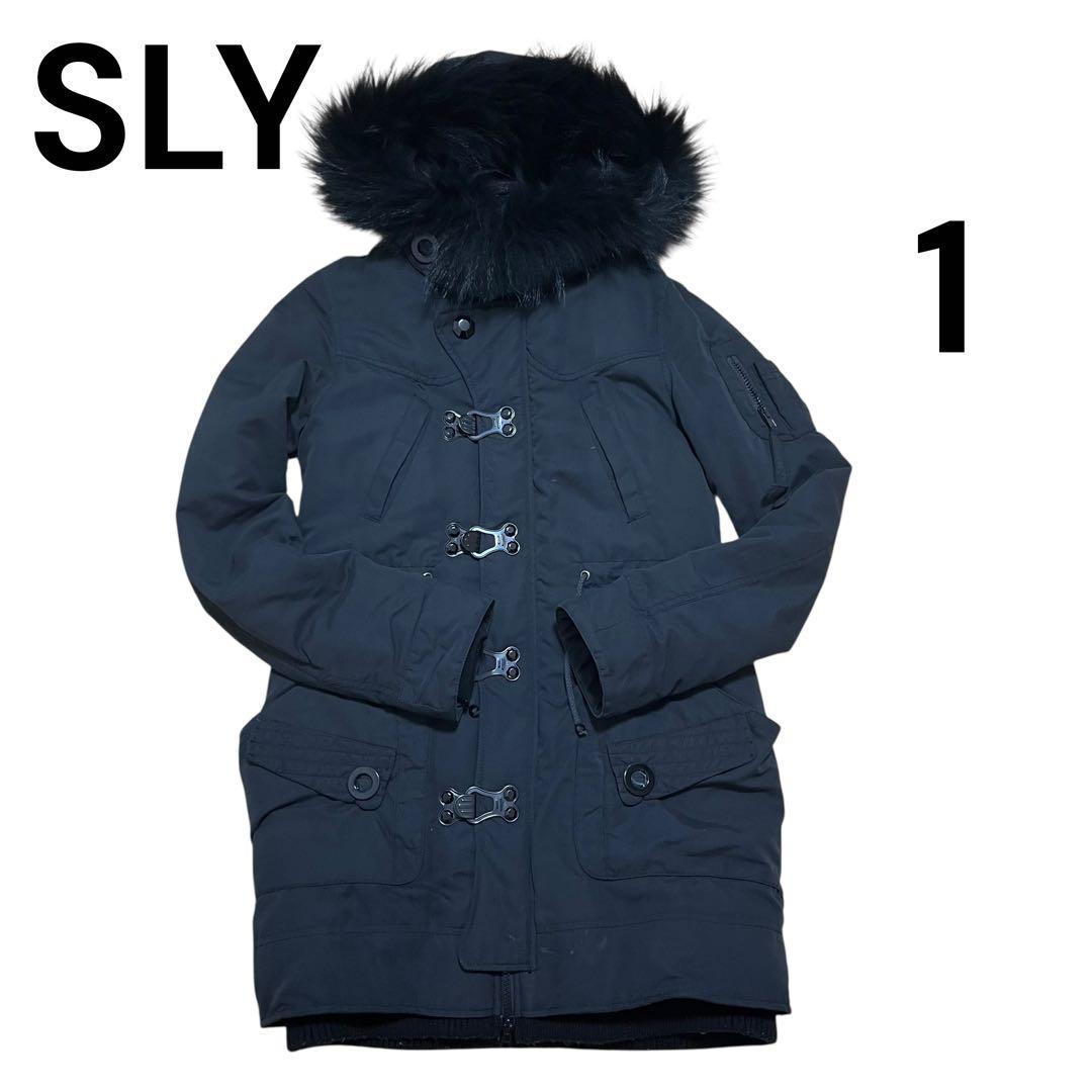 希少　SLY モッズコート　N3Bコート　ロング　ブラック　黒　上戸彩　アウター