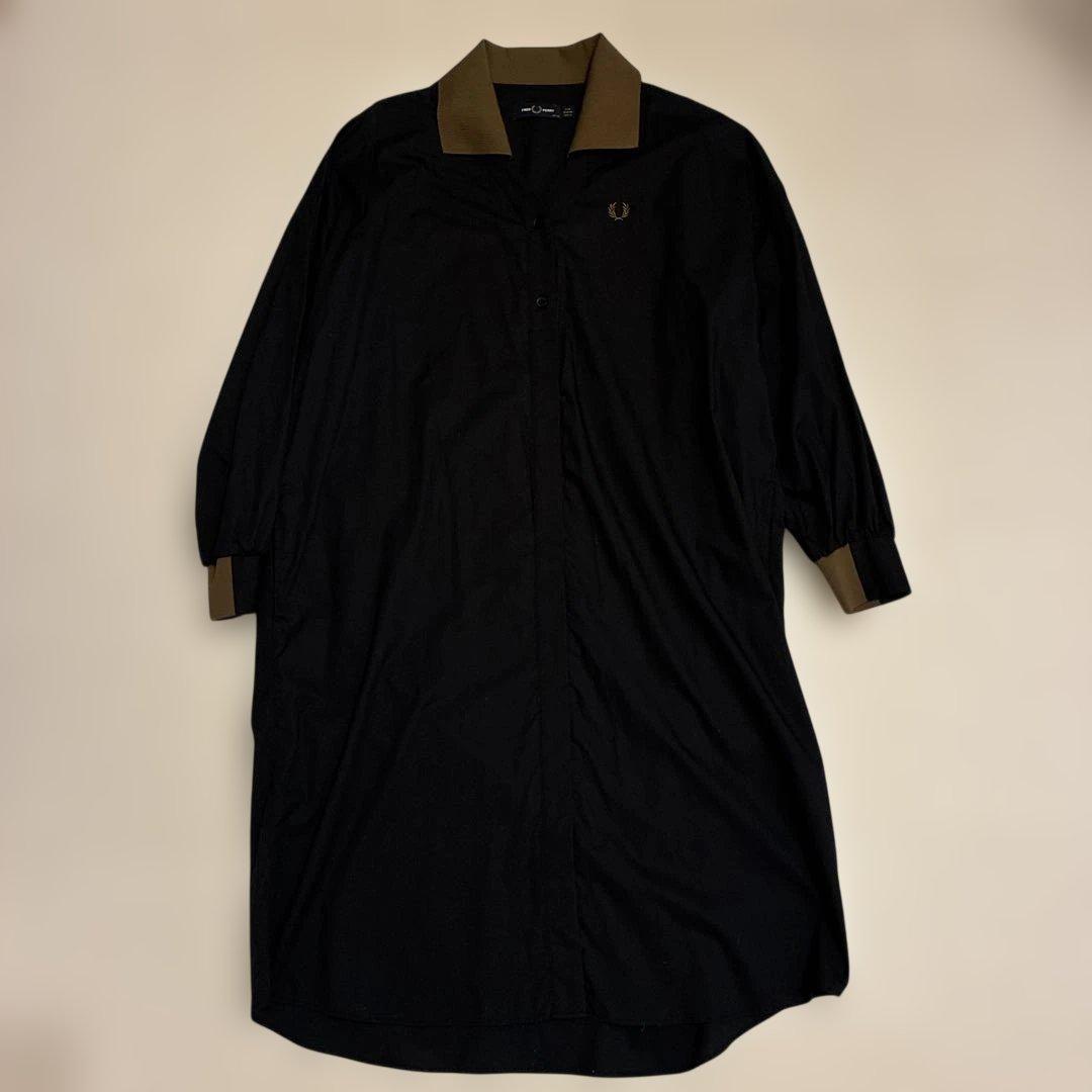 美品　FRED PERRY フレッドペリー ワンピース　シャツドレス