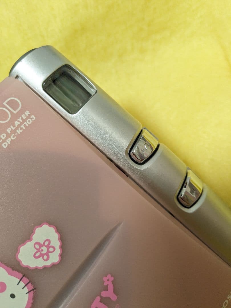 KENWOOD ハローキティ ポータブルCDプレーヤー 動作 未確認　レトロ