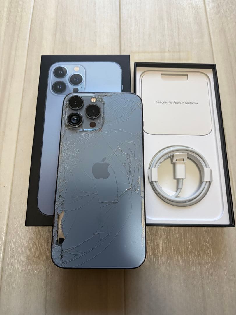 【訳あり特価】iPhone13ProMax256GBシエラブルー
