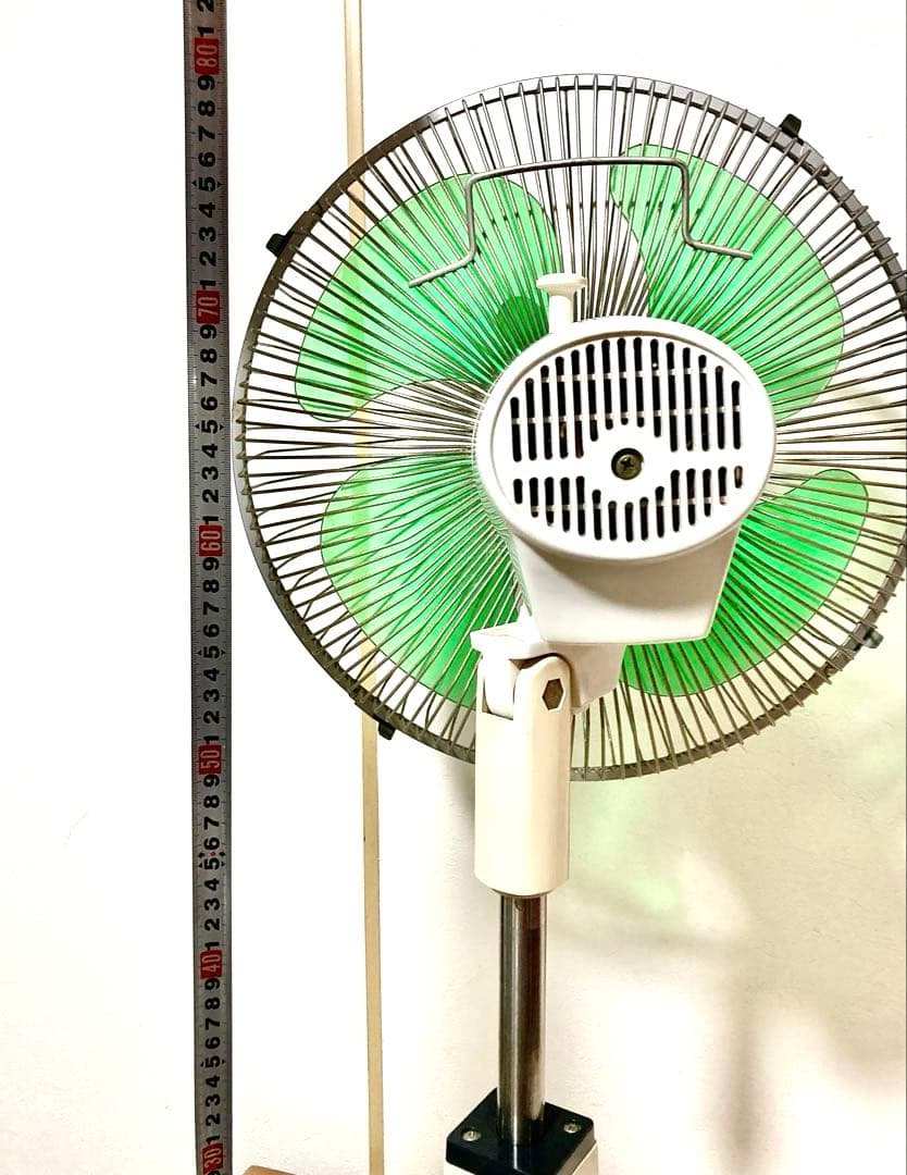 昭和レトロ TOSHIBA東芝扇風機 完動品 グリーン