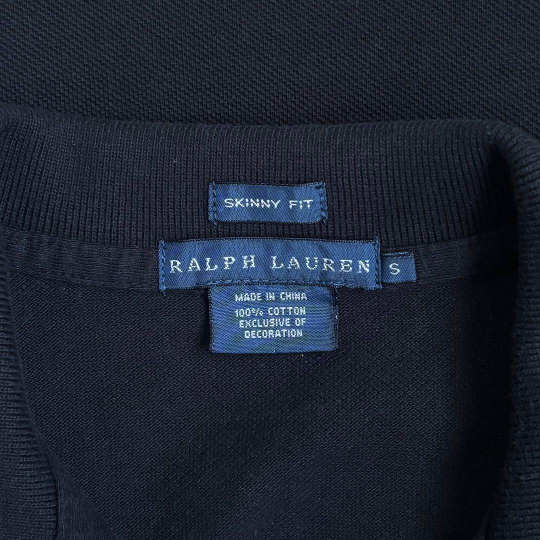 Ralph Lauren スキニーフィット ポロシャツ S 黒