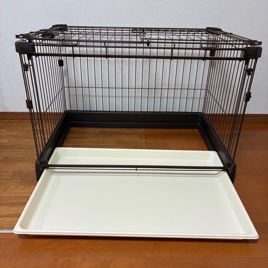 リッチェル もっとお掃除簡単ペットサークル 90×60 ブラウン
