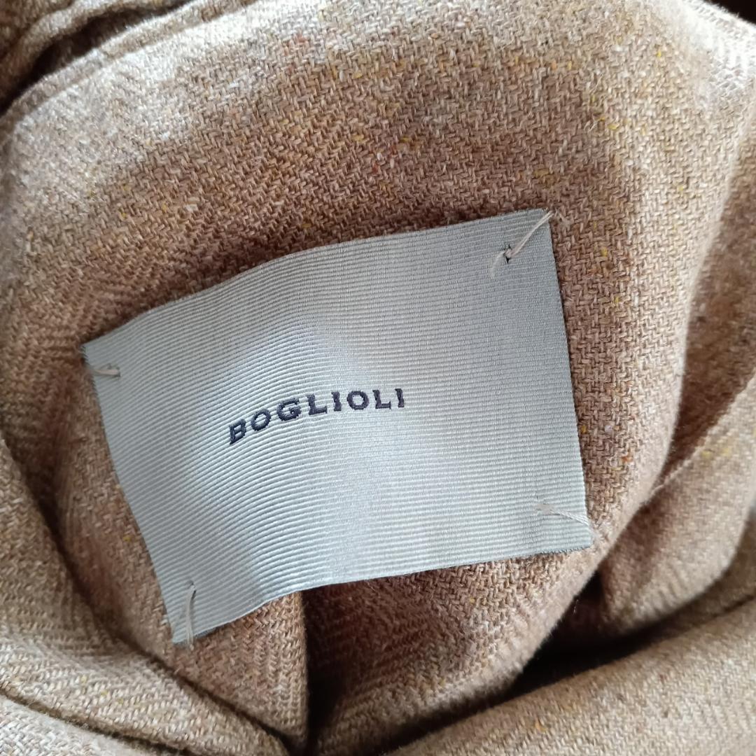 BOGLIOLI ヘリンボーン　テーラードジャケット　イタリア製　X1759