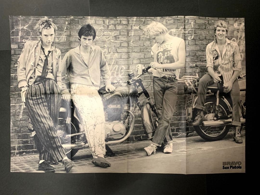 SEX PISTOLS セックス・ピストルズ 最初期のポスター未使用入手困難