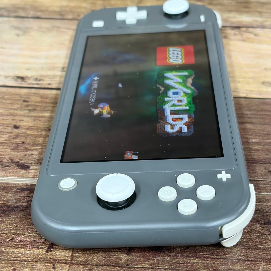 【動作品】　Nintendo Switch Lite グレー　ACアダプター