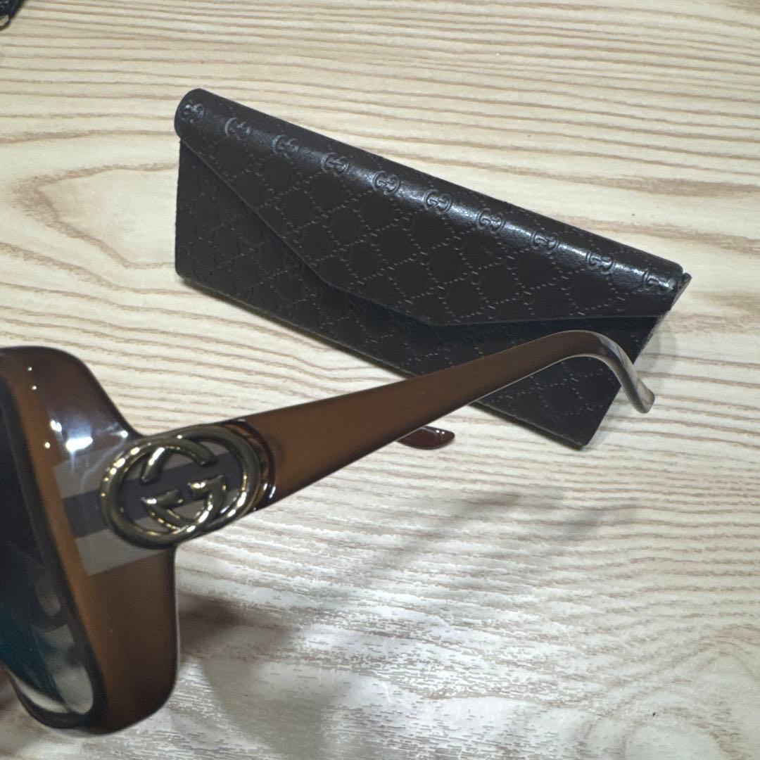 Gucci ブラウン サングラス ケース付き
