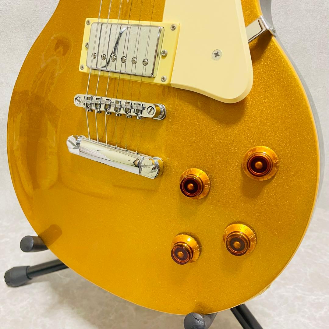 超美品　Glory グローリー　レスポール　ゴールド　エレキギター