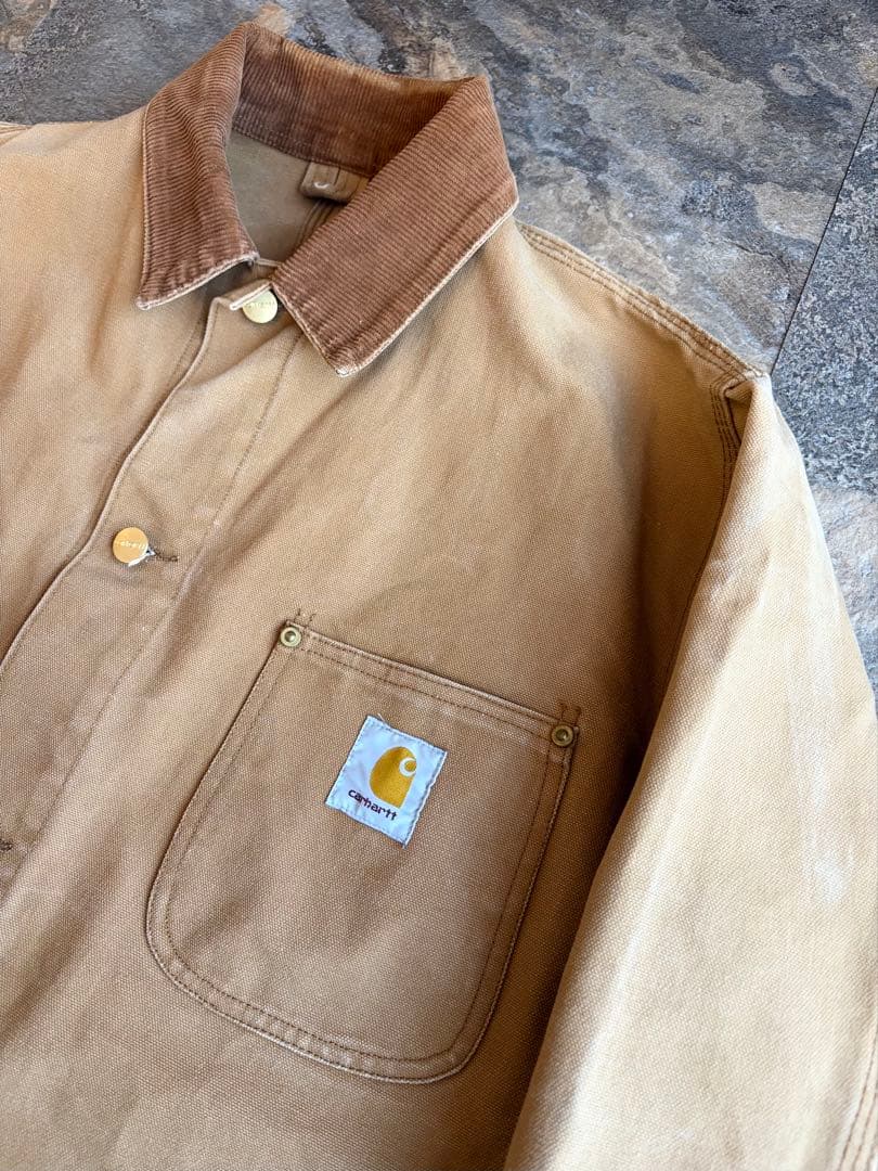 80-90s carhartt カーハート ミシガンチョアコート 希少 裏地無し