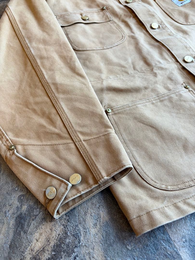 80-90s carhartt カーハート ミシガンチョアコート 希少 裏地無し