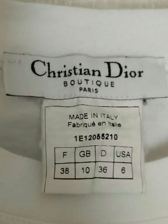 Christian Dior Boutique　PARIS 38 イタリア製