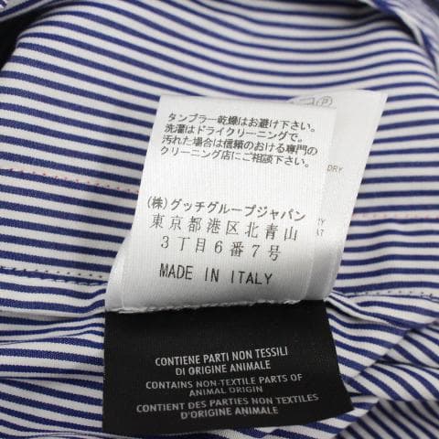 ◇GUCCI コットンジップ ブルゾン ストライプ 304812 Z0273