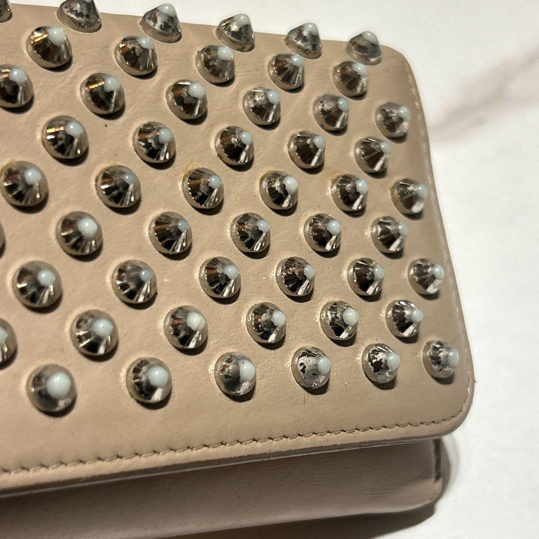 Christian Louboutin ルブタン 3つ折り財布 ピンク