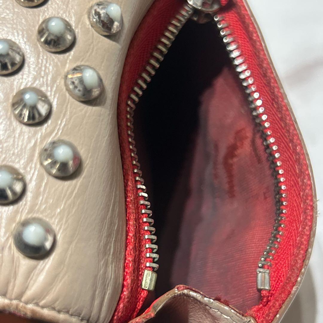 Christian Louboutin ルブタン 3つ折り財布 ピンク