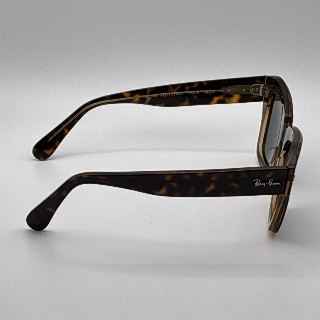 美品 Ray-Ban サングラス RB2186 STATE STREET べっ甲