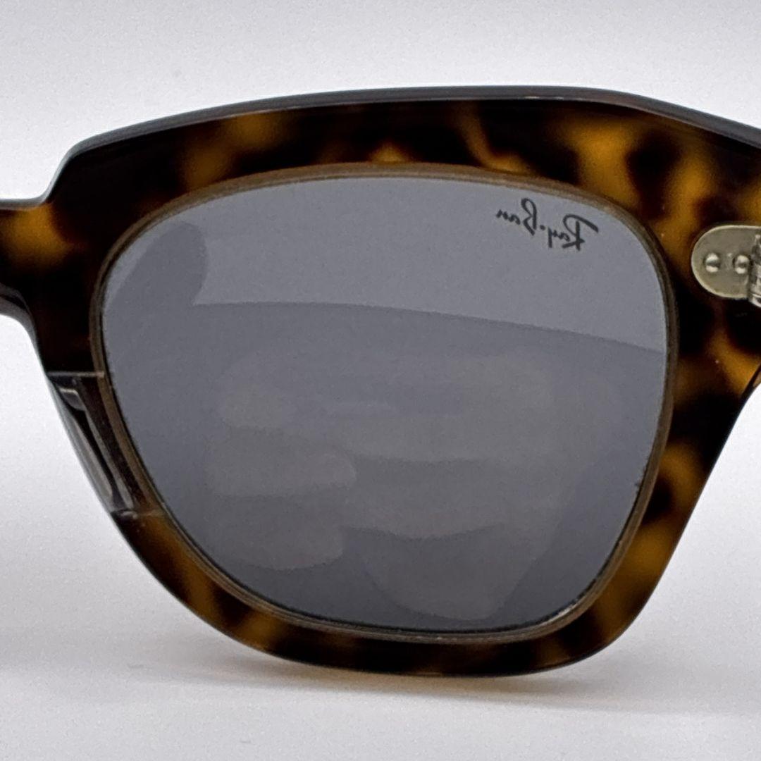 美品 Ray-Ban サングラス RB2186 STATE STREET べっ甲