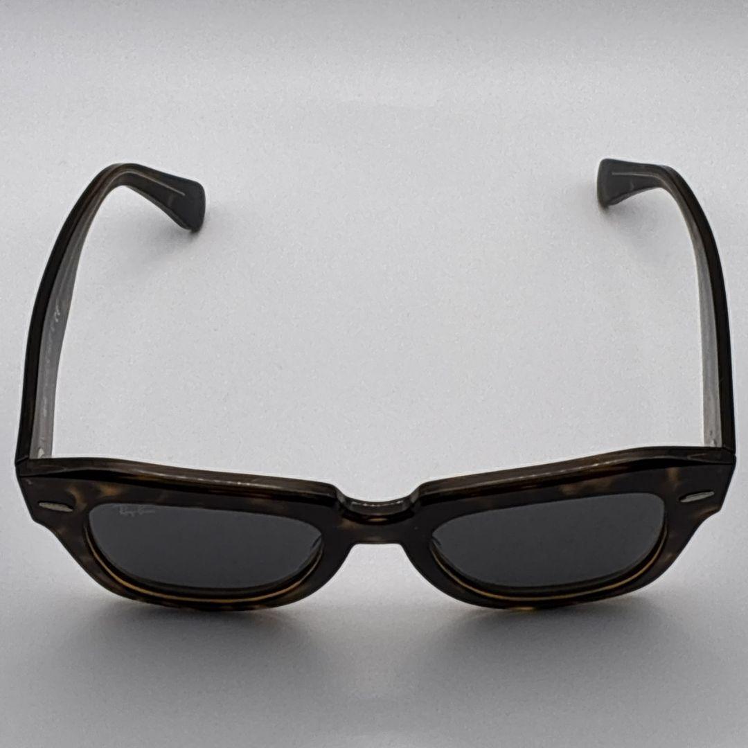 美品 Ray-Ban サングラス RB2186 STATE STREET べっ甲