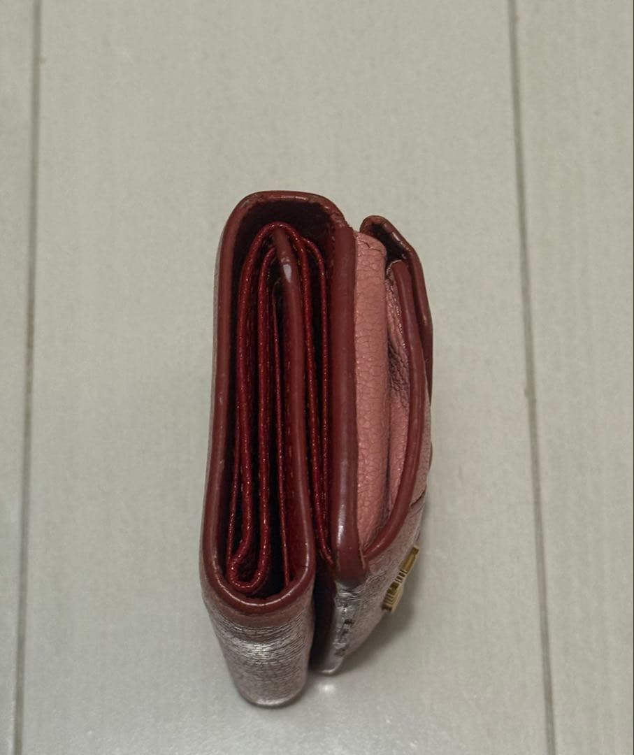 MIU MIUラブレターミニウォレットミニ財布 ミュウミュウ