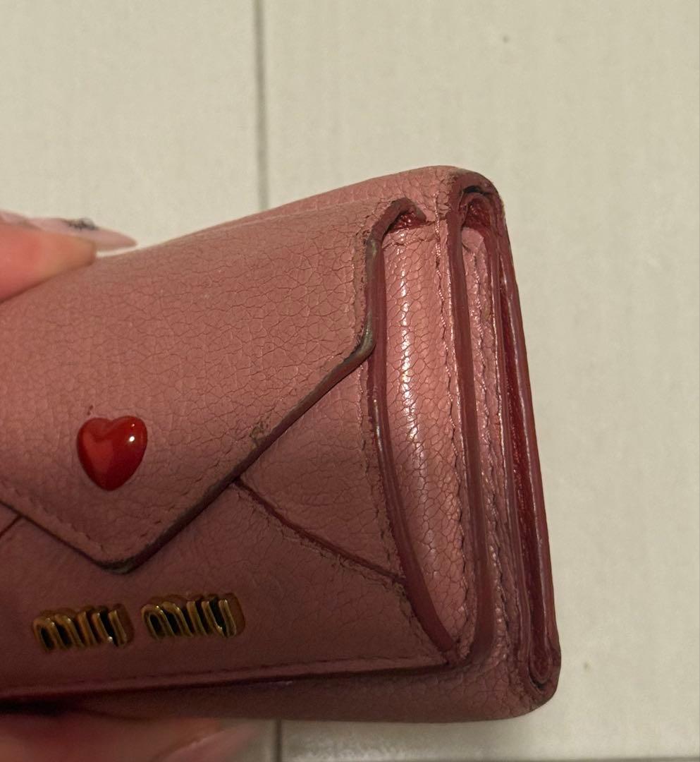 MIU MIUラブレターミニウォレットミニ財布 ミュウミュウ