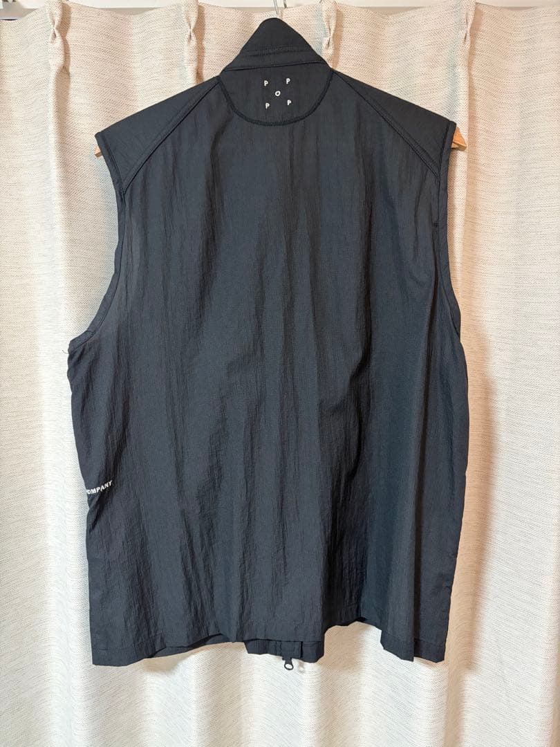 トップス pop trading company safari vest black