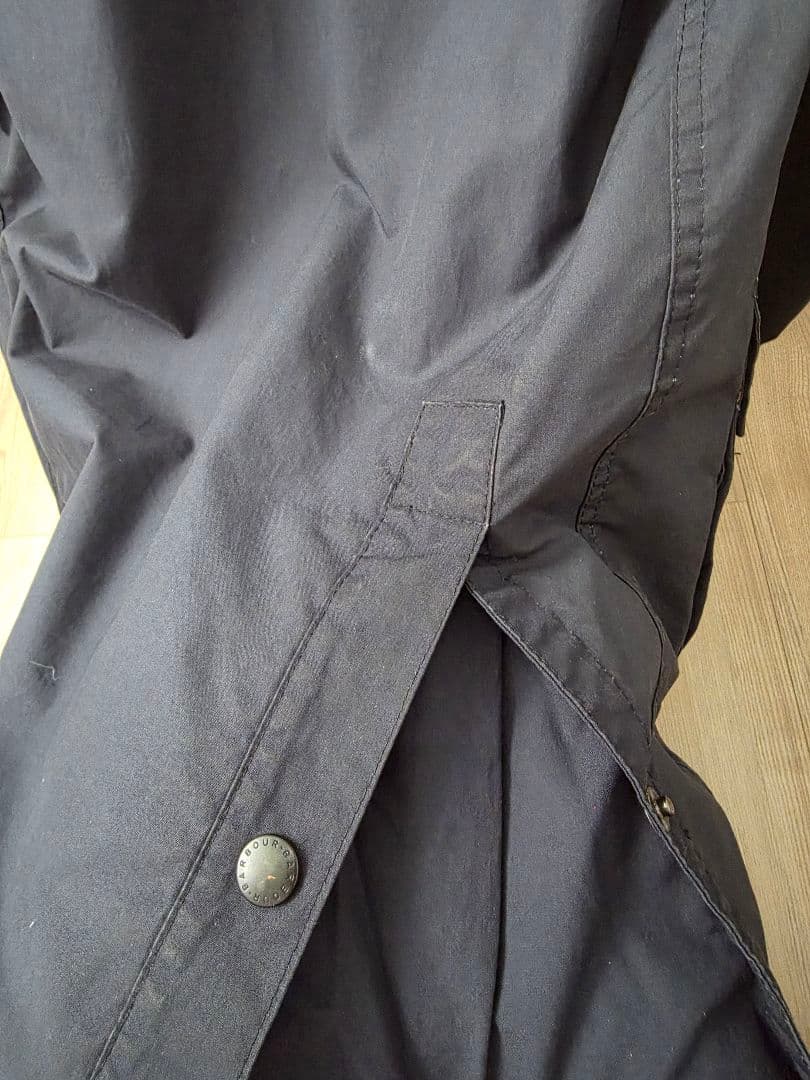 ケ*ピ様 【最終値下げ】Barbour ジャケット　ワックス抜き　ネイビー　40