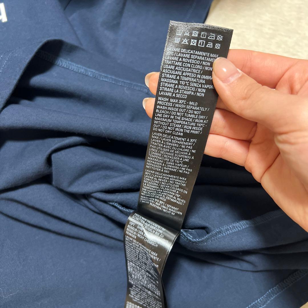 BALENCIAGA × WFP UNISEXロゴTシャツ ネイビー 新品