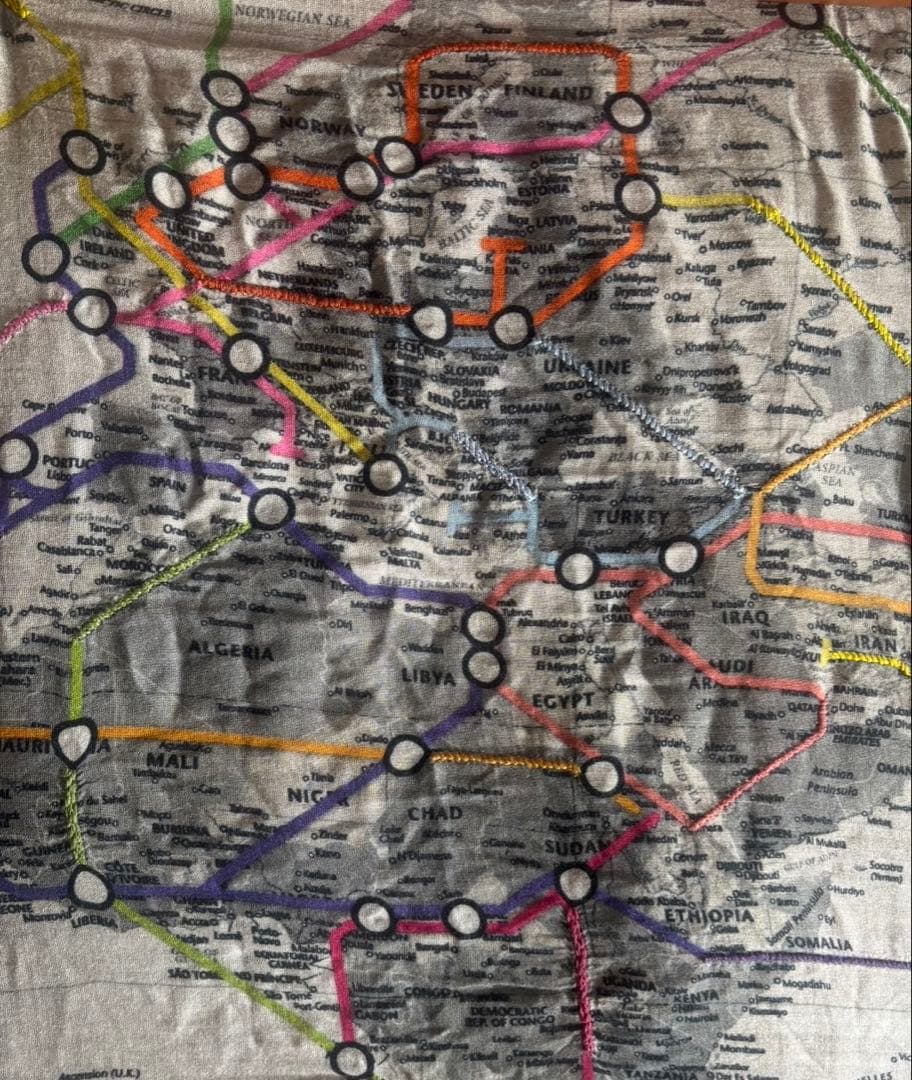 アッシュペーフランス✴︎Faliero Sarti ファリエロサルティ メトロ柄
