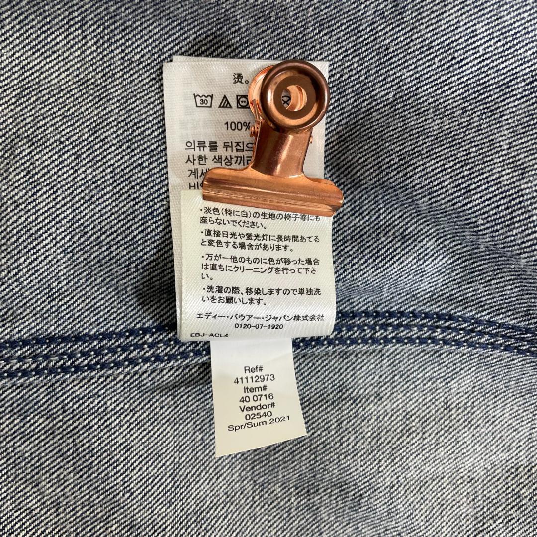 【美品】 Eddie Bauer エディーバウアー デニムカバーオール L