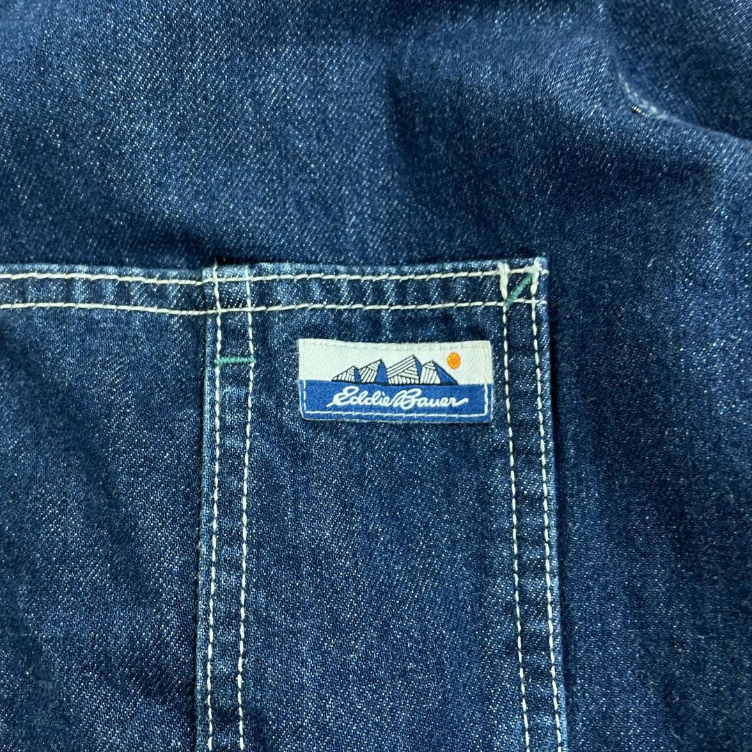【美品】 Eddie Bauer エディーバウアー デニムカバーオール L