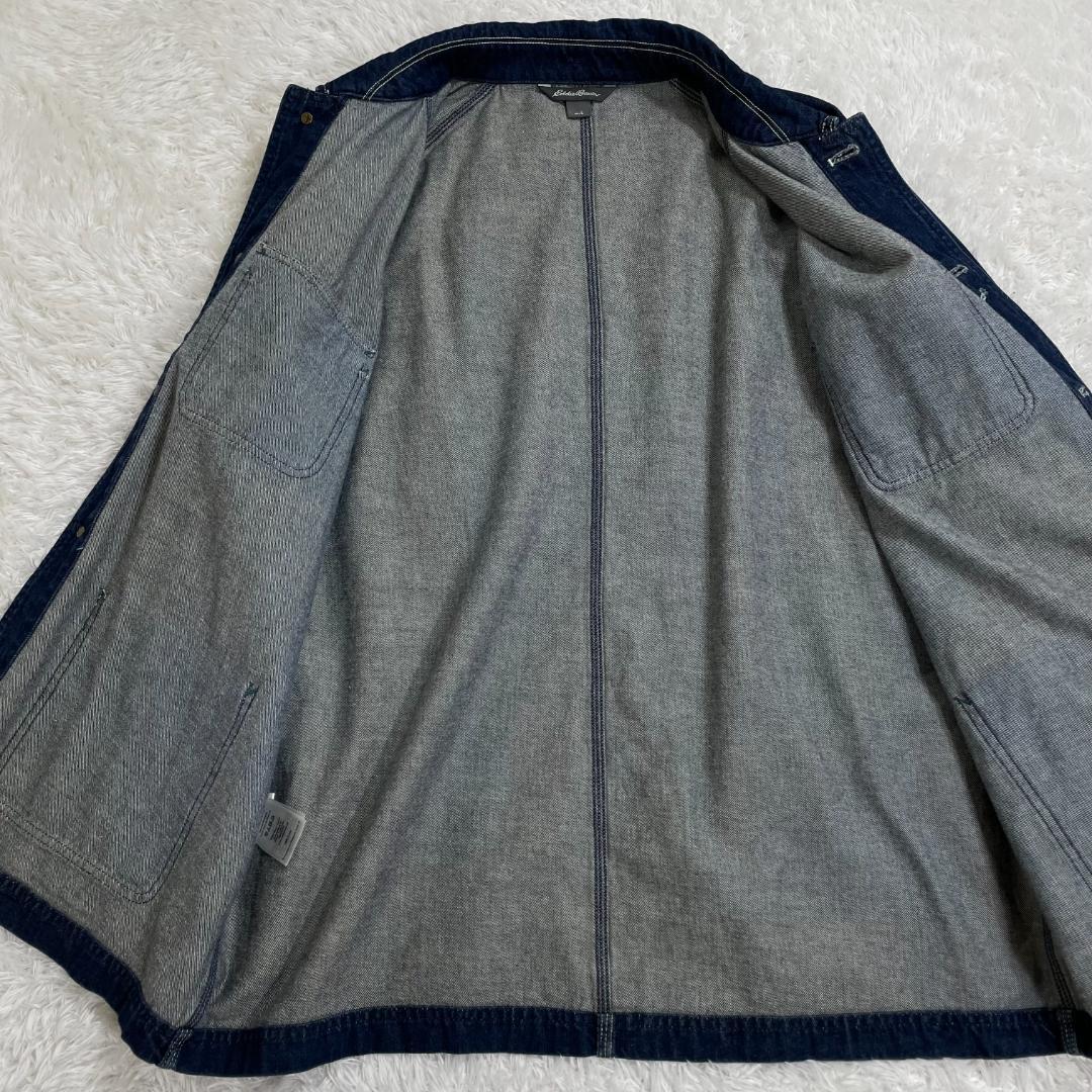 【美品】 Eddie Bauer エディーバウアー デニムカバーオール L