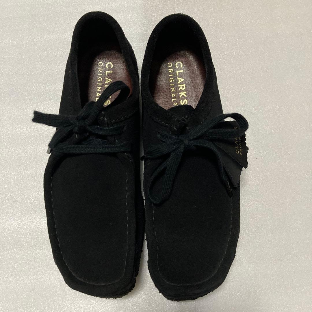 箱・付属品ありCLARKS Wallabeeブラック UK7.5