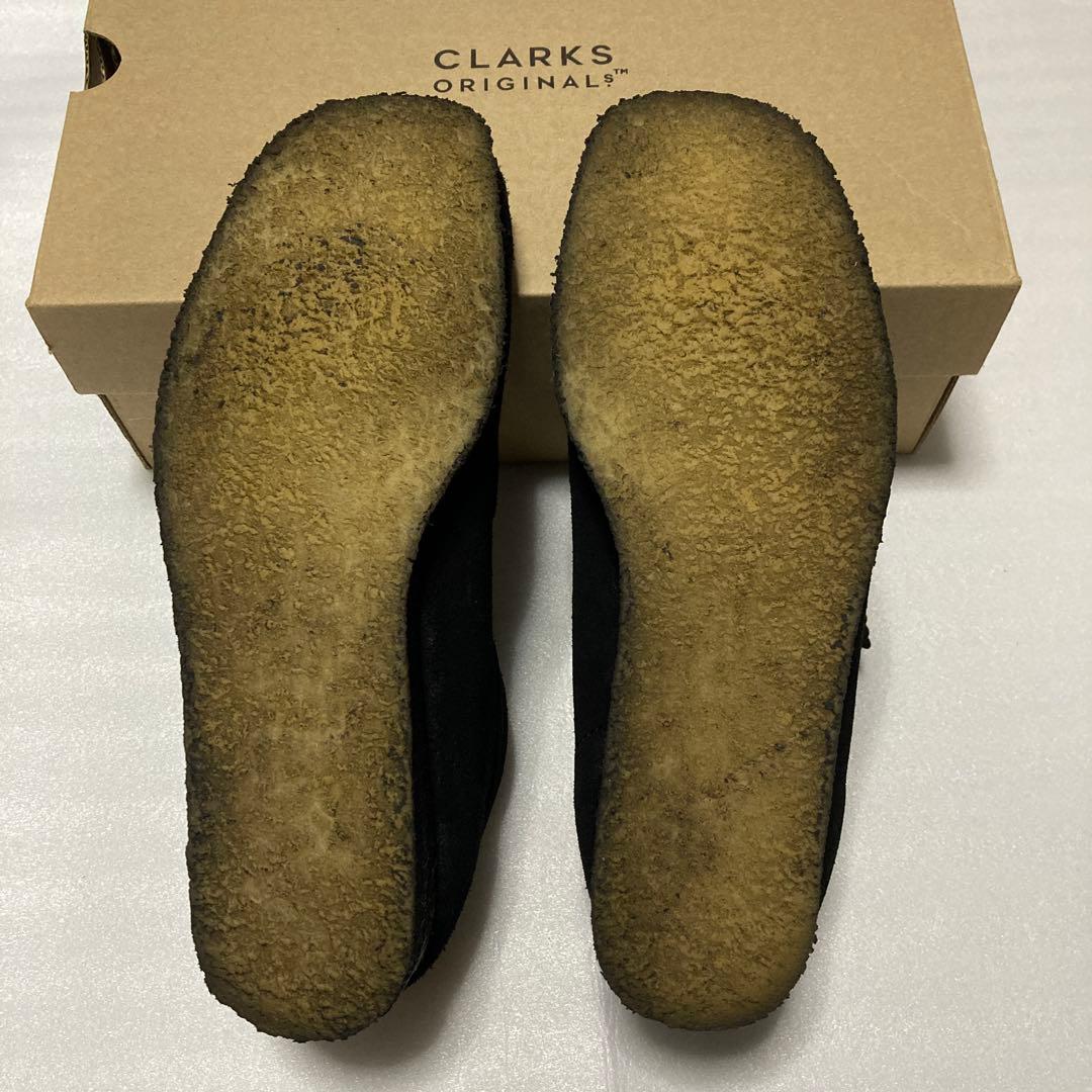 箱・付属品ありCLARKS Wallabeeブラック UK7.5