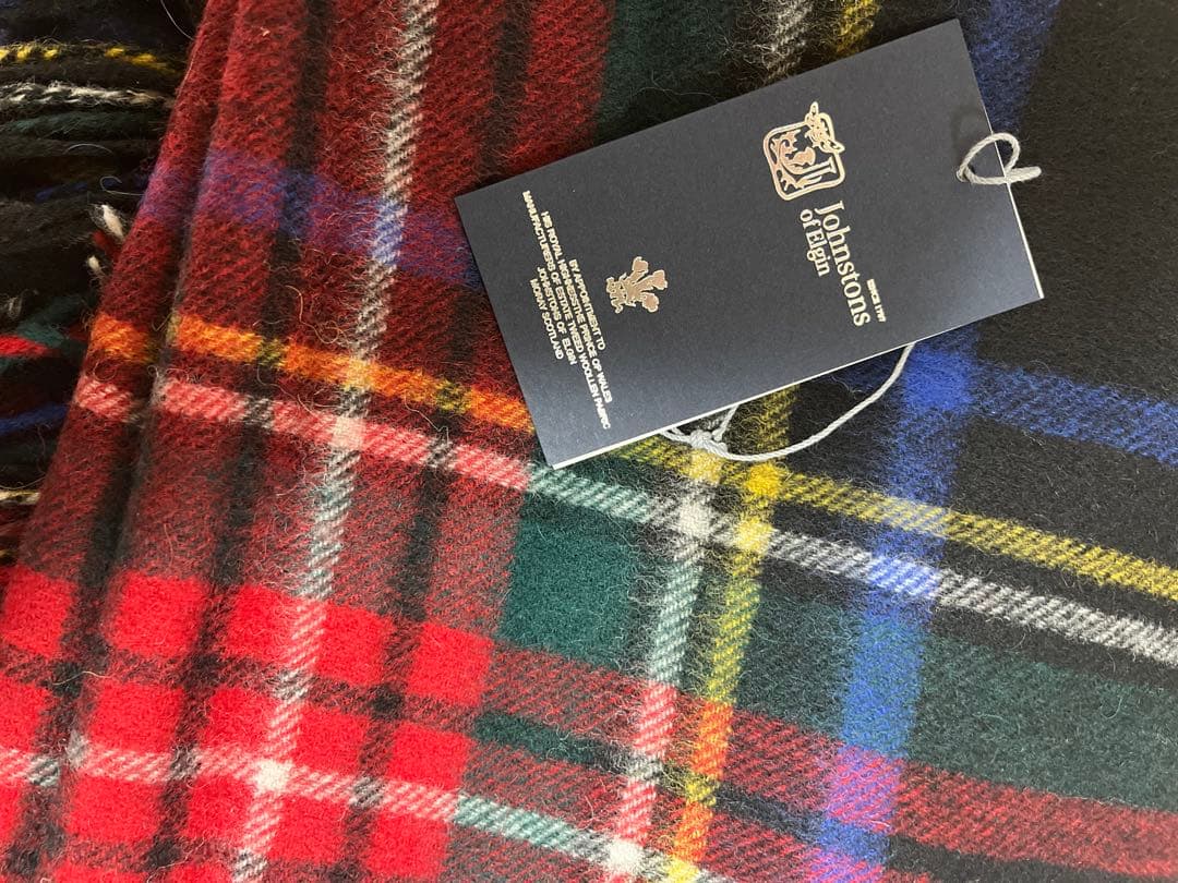 【JOHNSTONS】大判ストール 美品