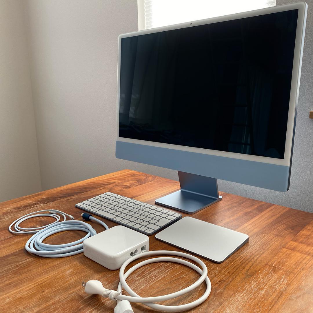 Apple M1 iMac 24インチモデル16GB ブルー 1TB