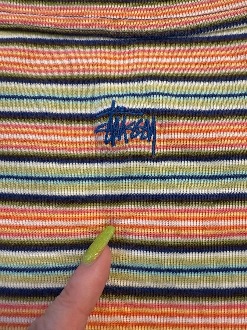 OLD stussy ボーダーキャミ