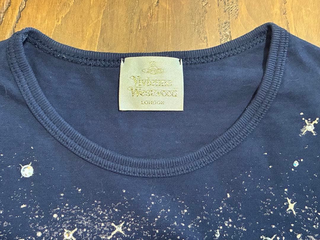 ヴィヴィアンウエストウッド　ミルキーウェイ　Tシャツ ネイビー