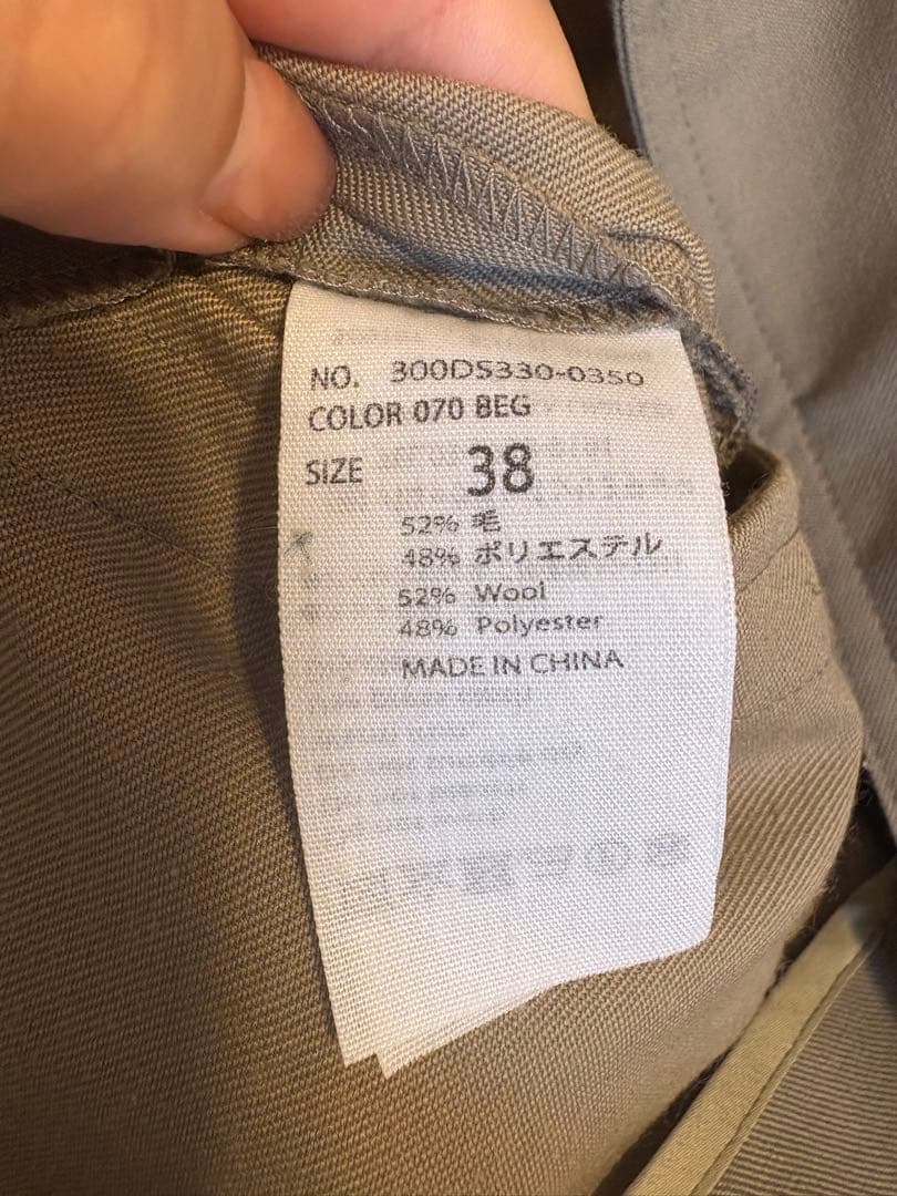 【美品】エンフォルドウール混コート38春活躍